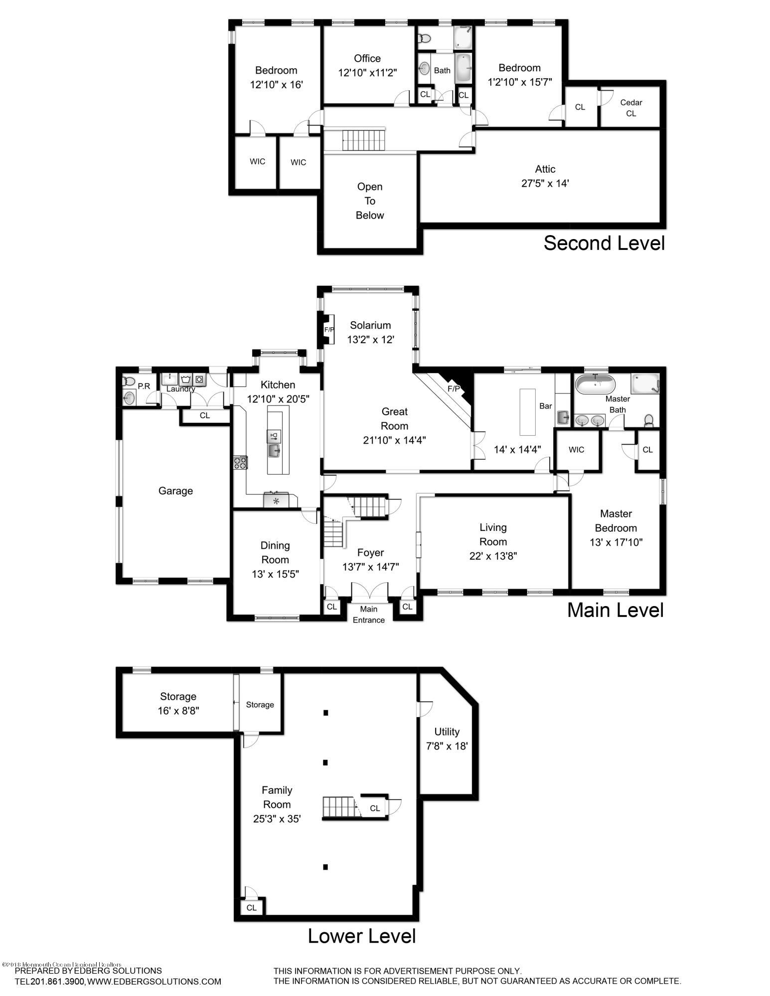 1 Howland Road Middletown, NJ 07748 - Photo 45 of 45 Floor Plan 1 Howland