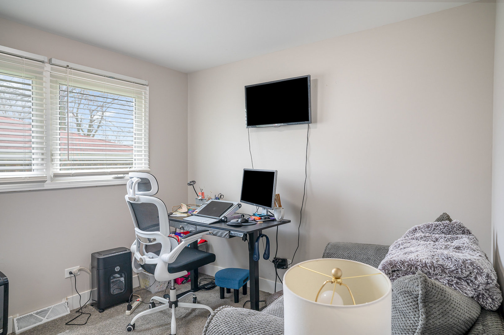 6226 Beechwood Road Matteson, IL 60443 - Photo 12 of 22 a view of a workspace with furniture and a window
