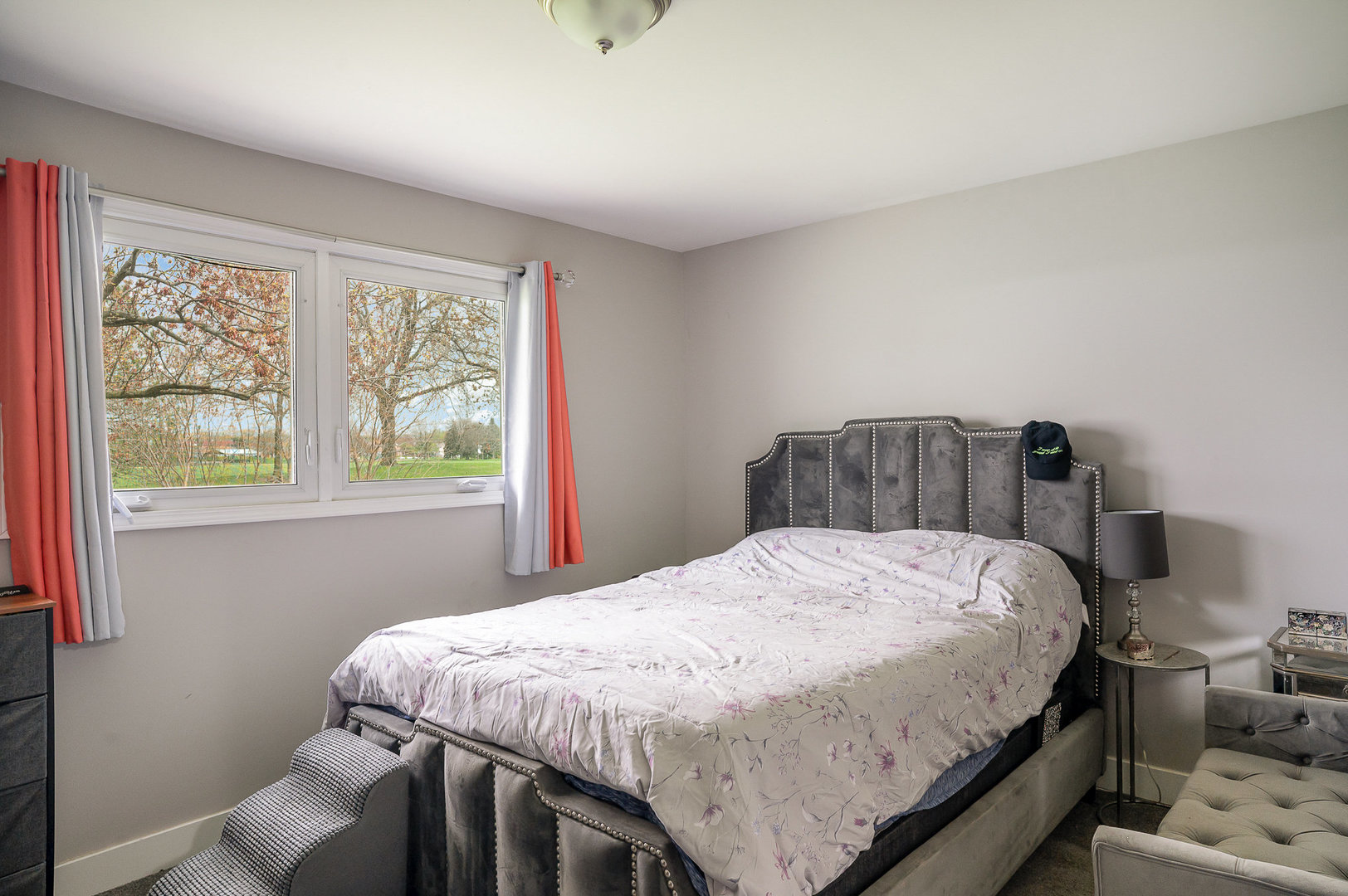6226 Beechwood Road Matteson, IL 60443 - Photo 9 of 22 a bedroom with a bed and wooden floor