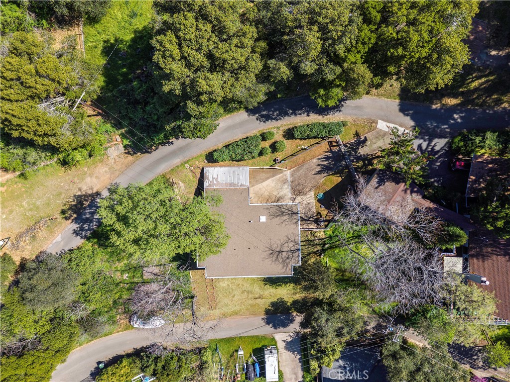 3103 Manzanita Road Kelseyville, CA 95451 - Photo 58 of 62 an aerial view of a residential houses with outdoor space and trees all around