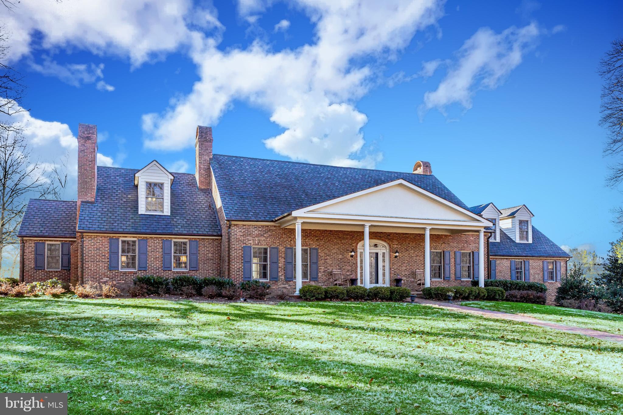 40445 Beechnut Road Leesburg, VA 20175 - Photo 2 of 42 Brick, Circular Paved Driveway, Sweeping Views