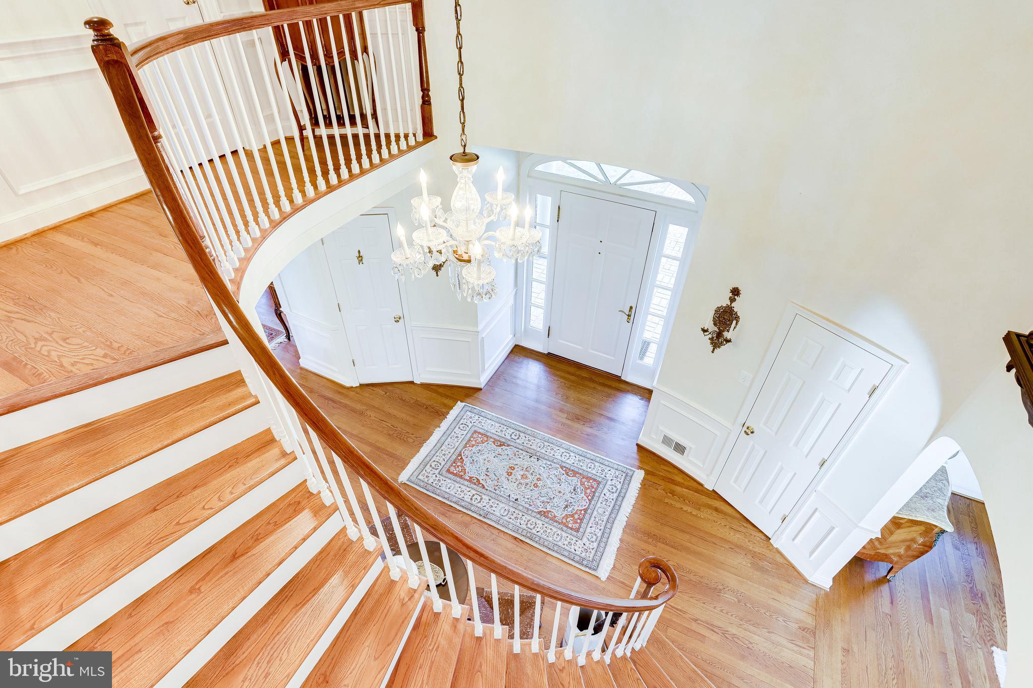 40445 Beechnut Road Leesburg, VA 20175 - Photo 26 of 42 Second Story Foyer Views includes Chandelier