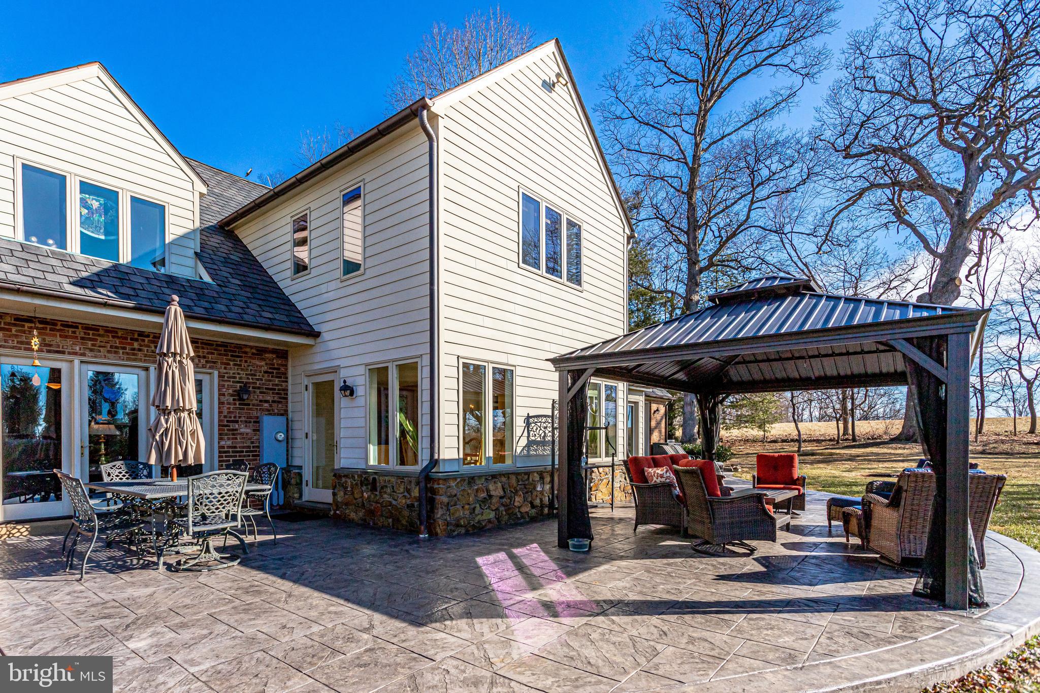 40445 Beechnut Road Leesburg, VA 20175 - Photo 35 of 42 Outdoor Living, Huge Custom Patio with Gazebo