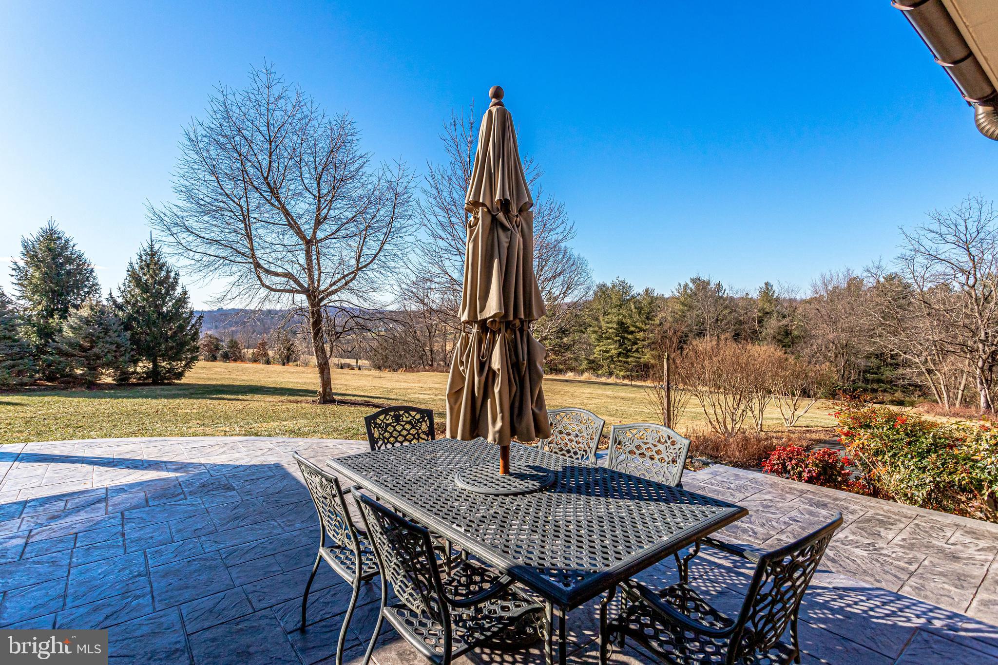 40445 Beechnut Road Leesburg, VA 20175 - Photo 37 of 42 Additional Back Patio area with Sweeping Views