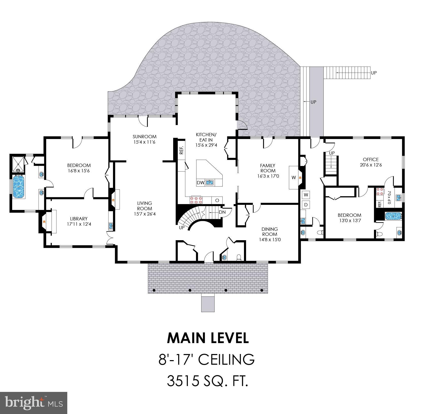 40445 Beechnut Road Leesburg, VA 20175 - Photo 40 of 42 Main Level Floor Plan