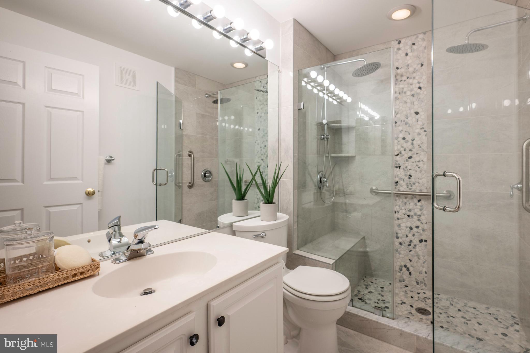 1422 Roundhouse Lane, Unit 1422 Alexandria, VA 22314 - Photo 20 of 73 a bathroom with a sink toilet and shower