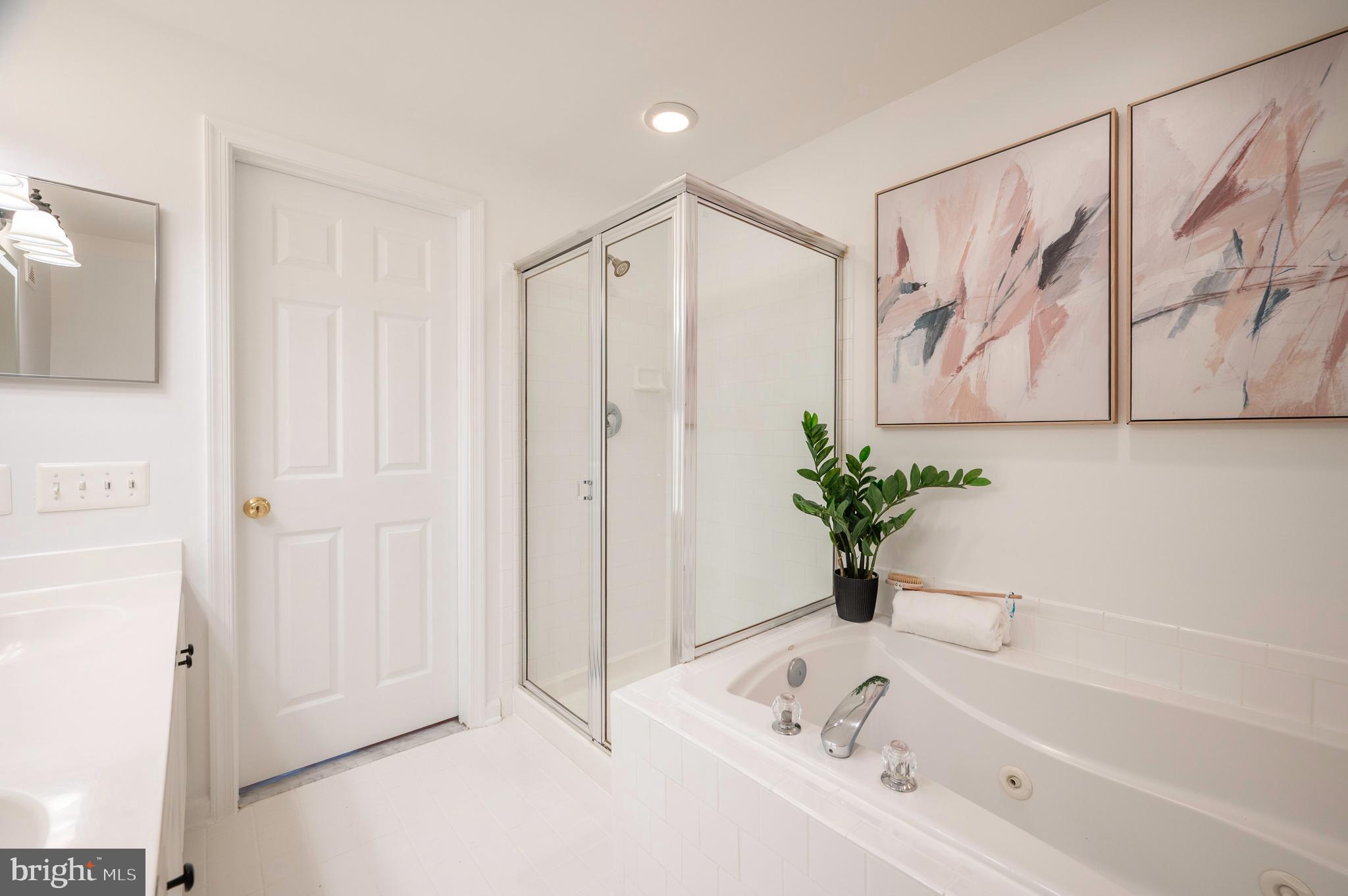 1422 Roundhouse Lane, Unit 1422 Alexandria, VA 22314 - Photo 31 of 73 a bathroom with a bathtub and a shower