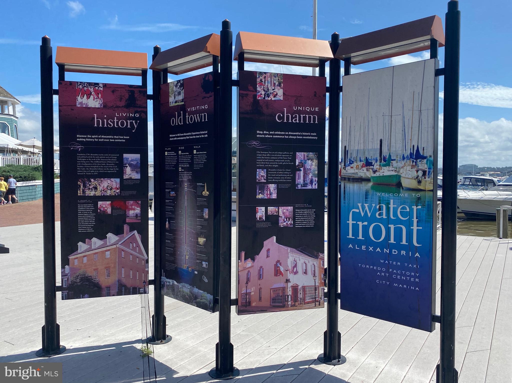 1422 Roundhouse Lane, Unit 1422 Alexandria, VA 22314 - Photo 60 of 73 a sign on the side of a building