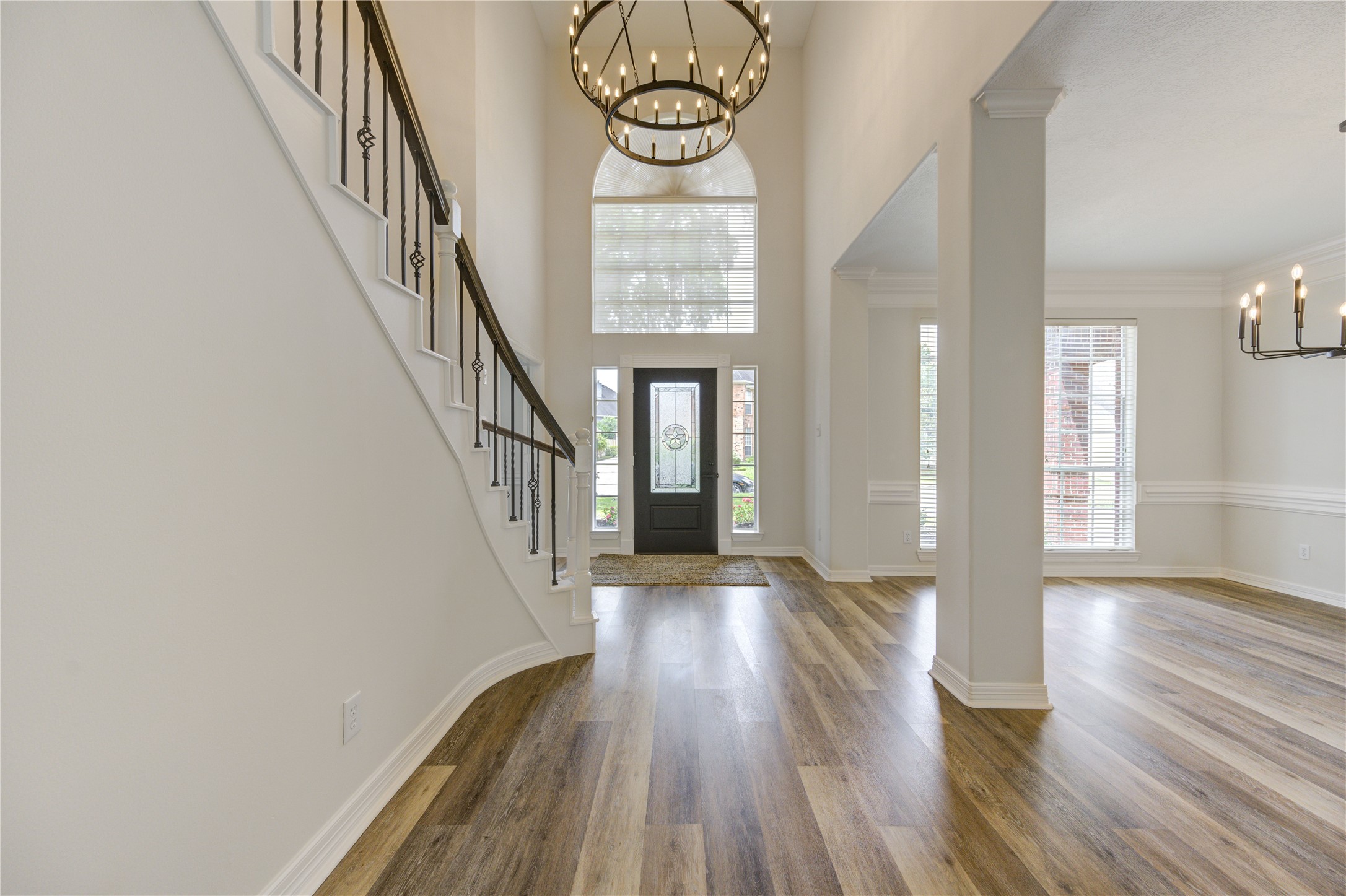 17318 Bonnard Circle Spring, TX 77379 - Photo 2 of 45 In this photo, you are looking back at the front door and the formal dining room on the right.