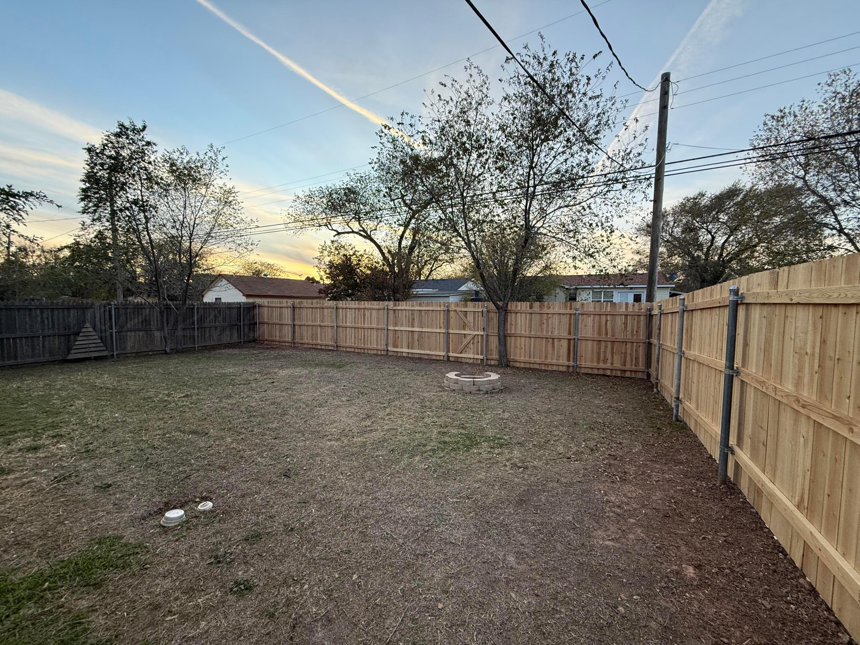 4914 Capulin Lane Amarillo, TX 79110 - Photo 24 of 25 a view of backyard with green space
