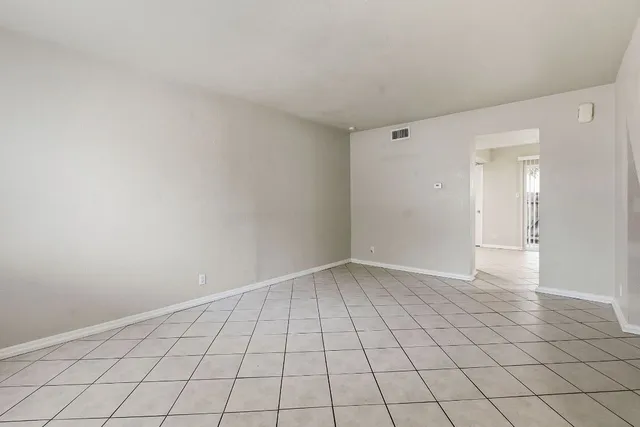 a view of an empty room