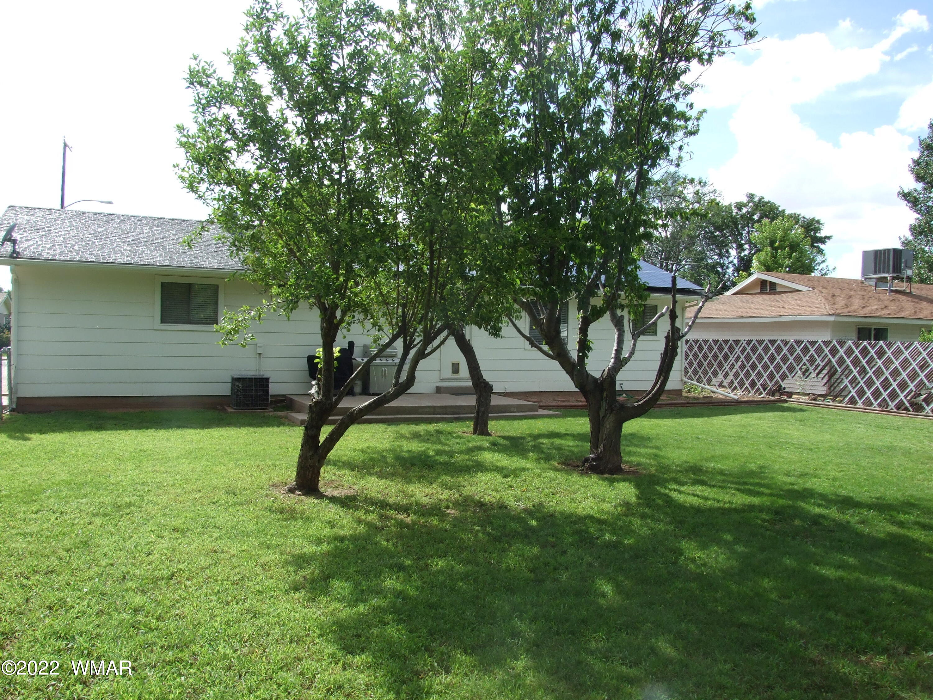 49 North 4th W Street Snowflake, AZ 85937 - Photo 13 of 34 a view of a backyard with a large tree