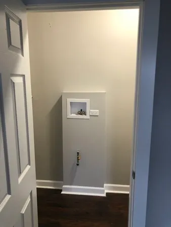 a view of small space with sink