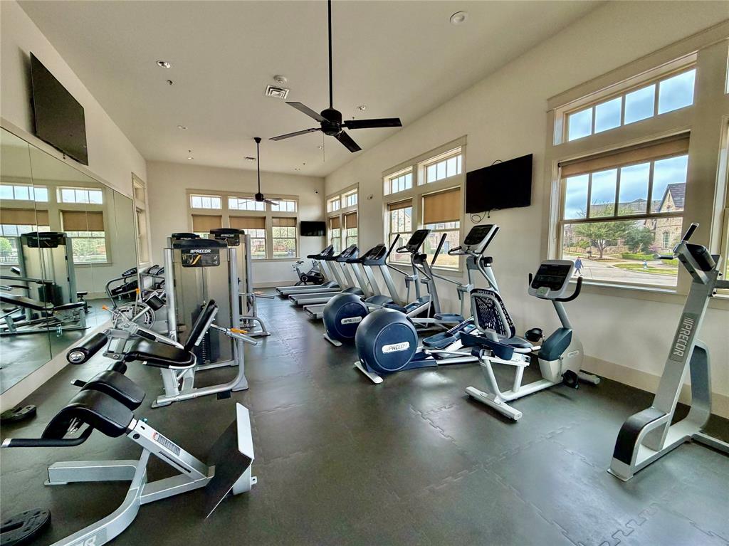 999 Emil Place Allen, TX 75013 - Photo 26 of 29 a view of a room with gym equipment
