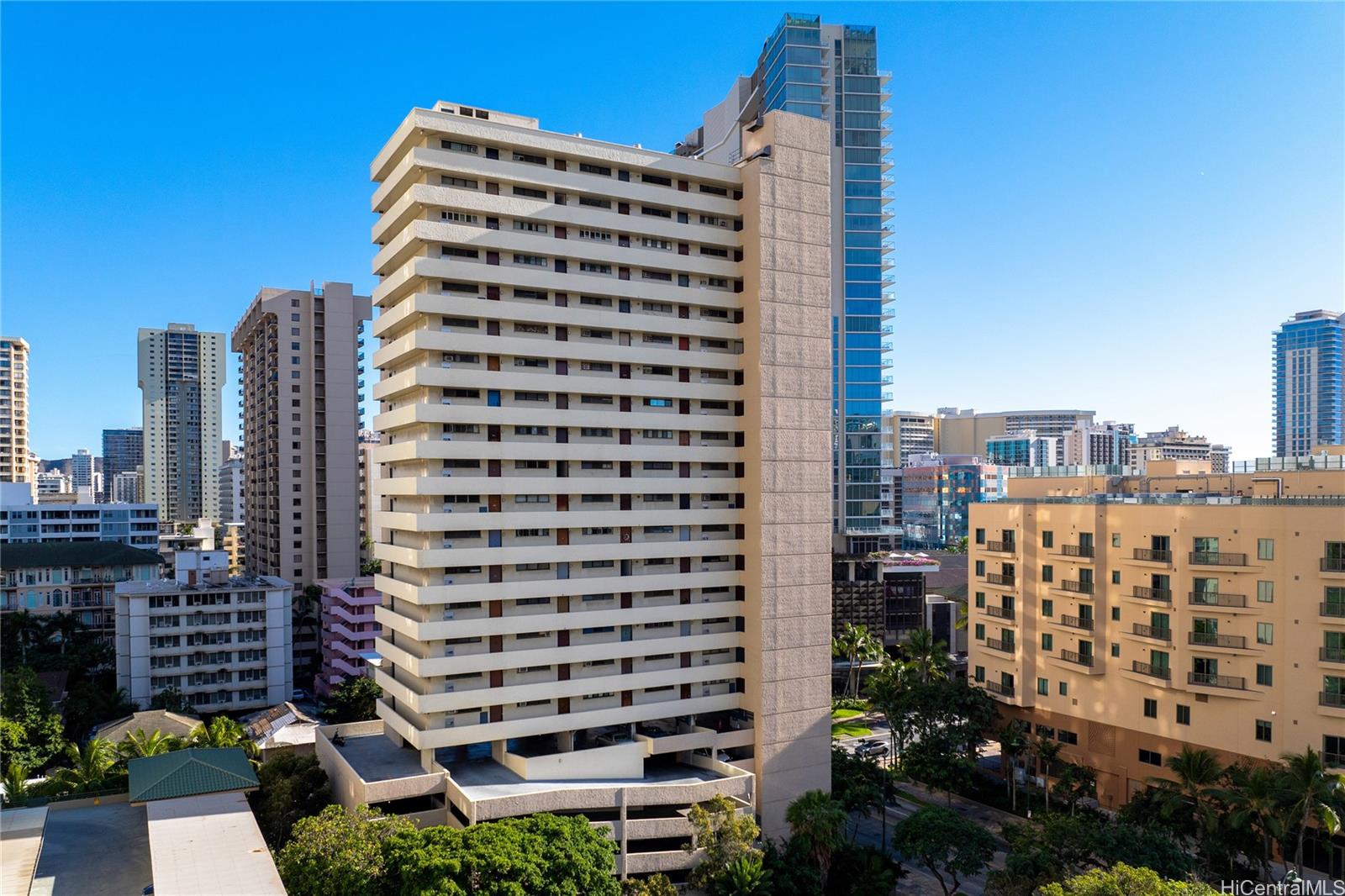 2092 Kūhiō Avenue, Unit 1003 Honolulu, HI 96815 - Photo 17 of 17 a city view with tall buildings