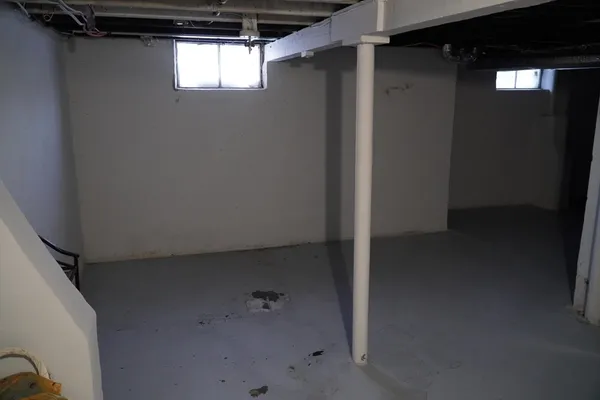 a view of storage and utility room