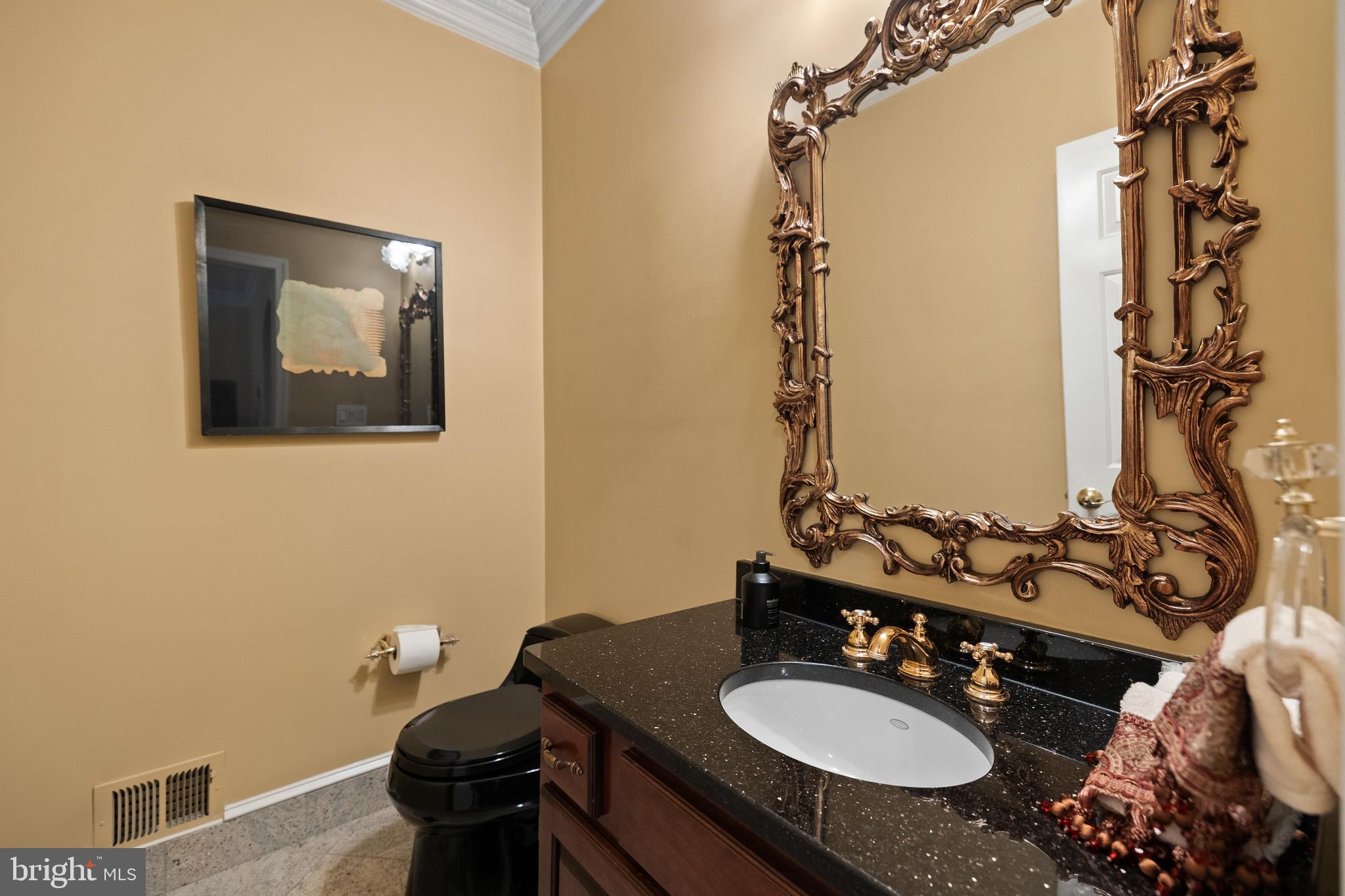 1071 Spring Hill Road McLean, VA 22102 - Photo 16 of 65 a bathroom with a sink and a mirror