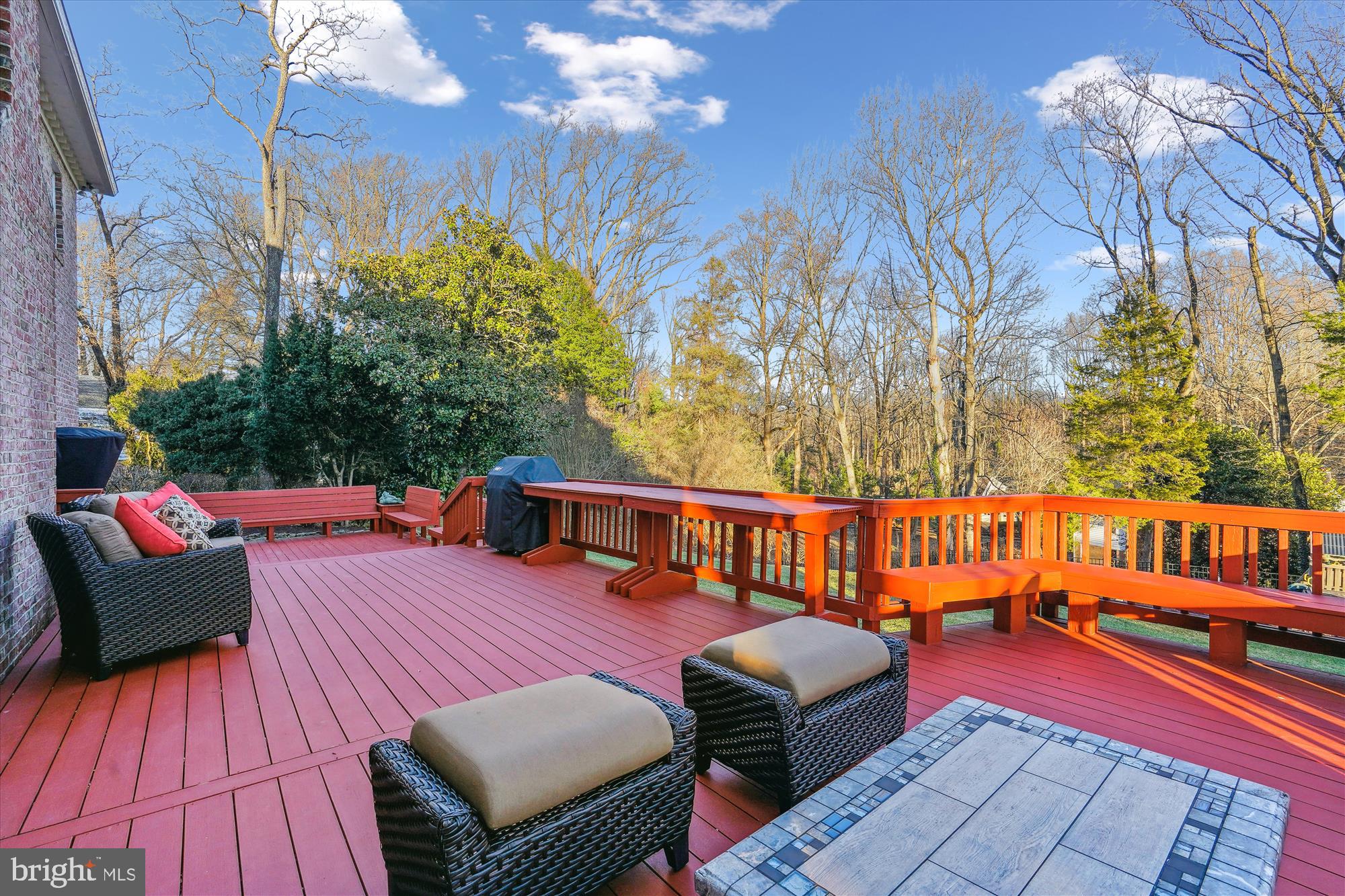 1071 Spring Hill Road McLean, VA 22102 - Photo 3 of 65 a balcony with wooden floor and furniture