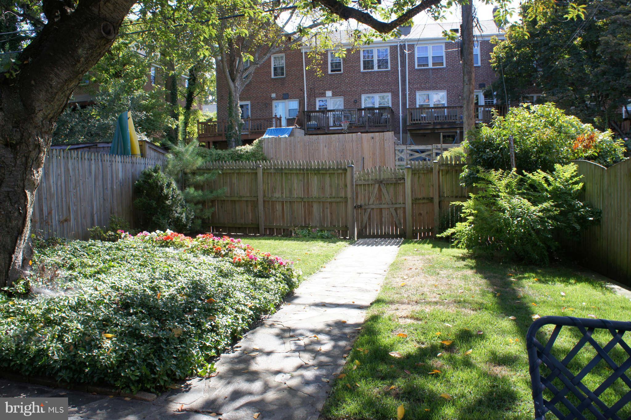 151 Stanmore Road Baltimore, MD 21212 - Photo 23 of 29 a view of backyard with potted plants and a large tree