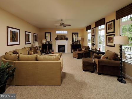 910 Gladway Road Baltimore, MD 21220 - Photo 10 of 18 a living room with furniture and a fireplace