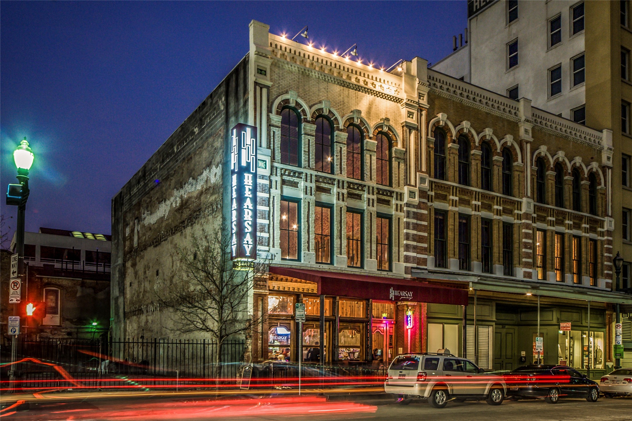 914 Main Street, Unit 1008 Houston, TX 77002 - Photo 26 of 26 Iconic Hearsay Building in Houston's Historic Theatre District, just a short stroll from your new home.