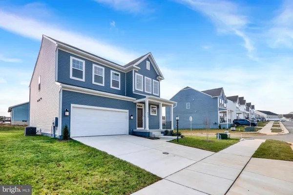 a house view with a garden space