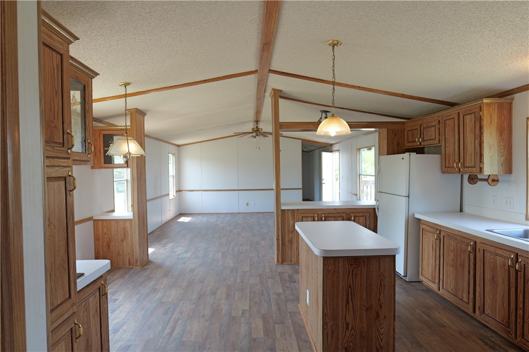 a view of a house with wooden floor