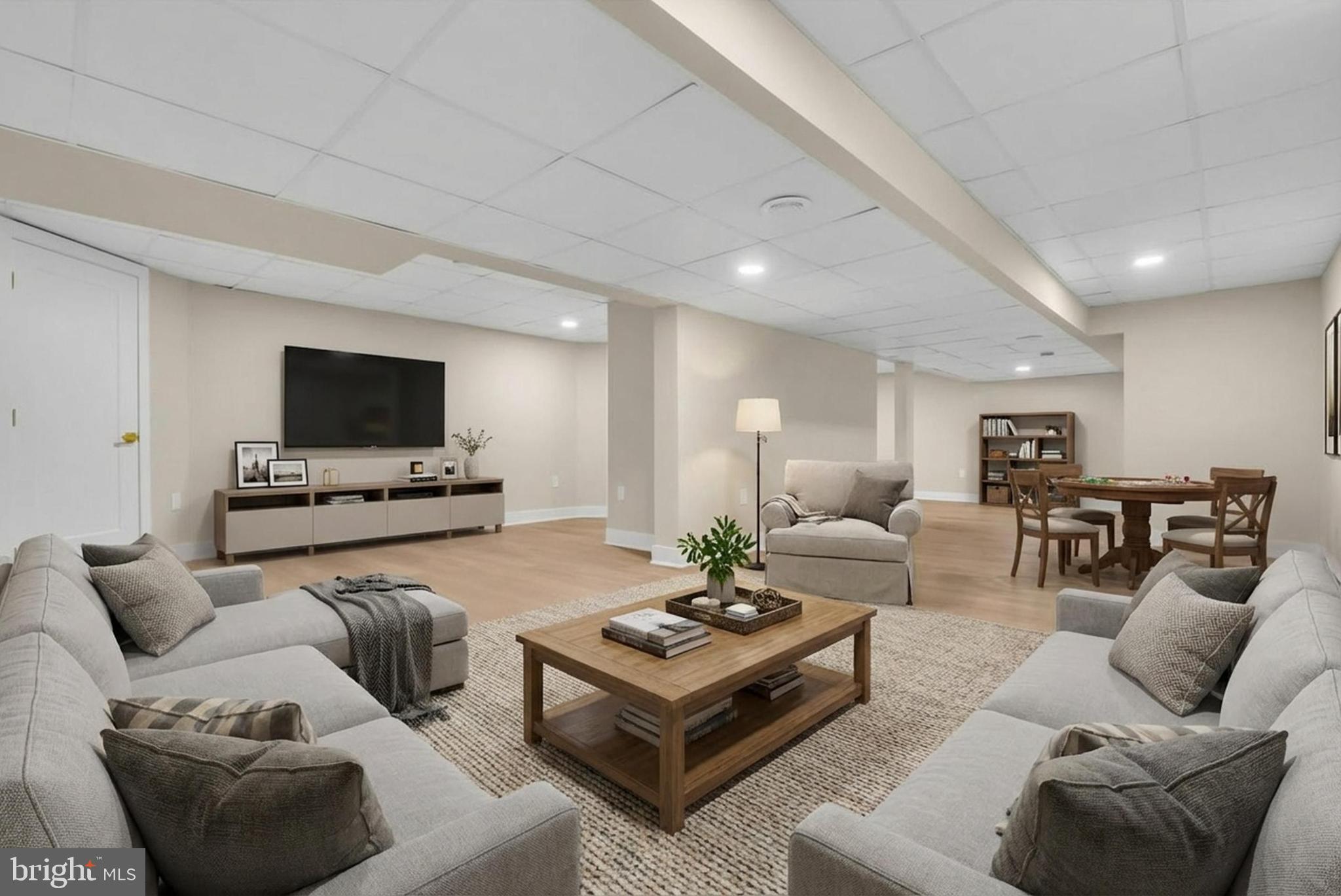 2227 Sand Trap Road Jamison, PA 18929 - Photo 64 of 79 a living room with furniture and a flat screen tv