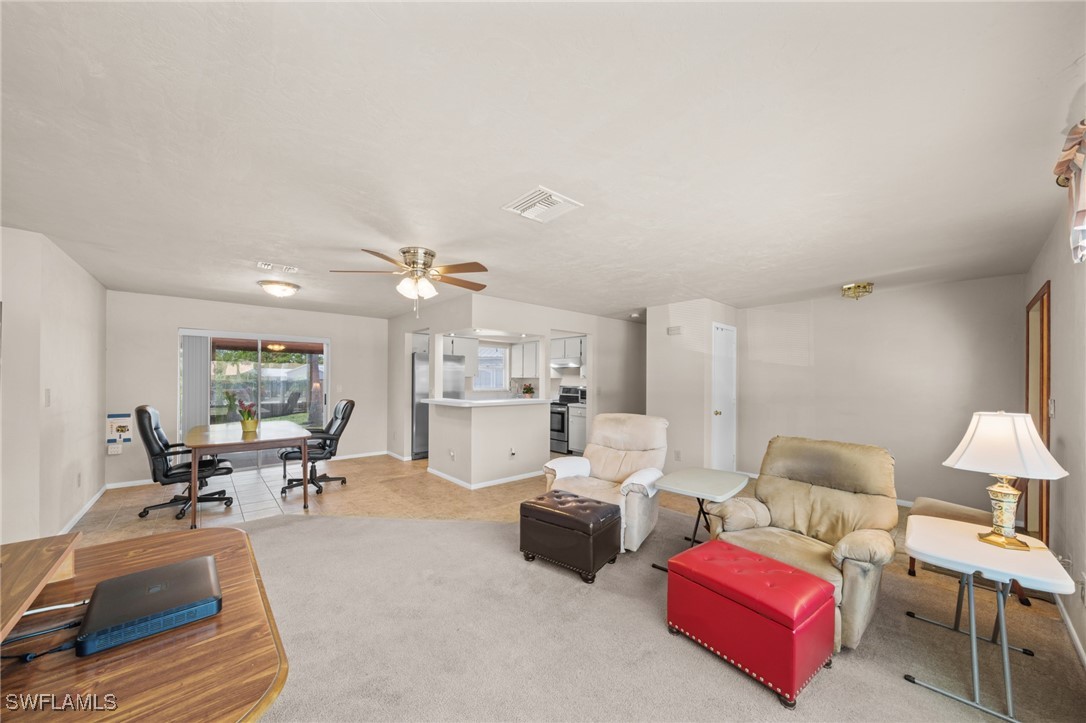 2551 Barcelona Avenue Fort Myers, FL 33905 - Photo 6 of 41 a living room with furniture