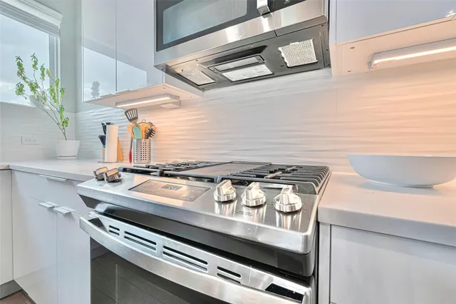 a close view of stove