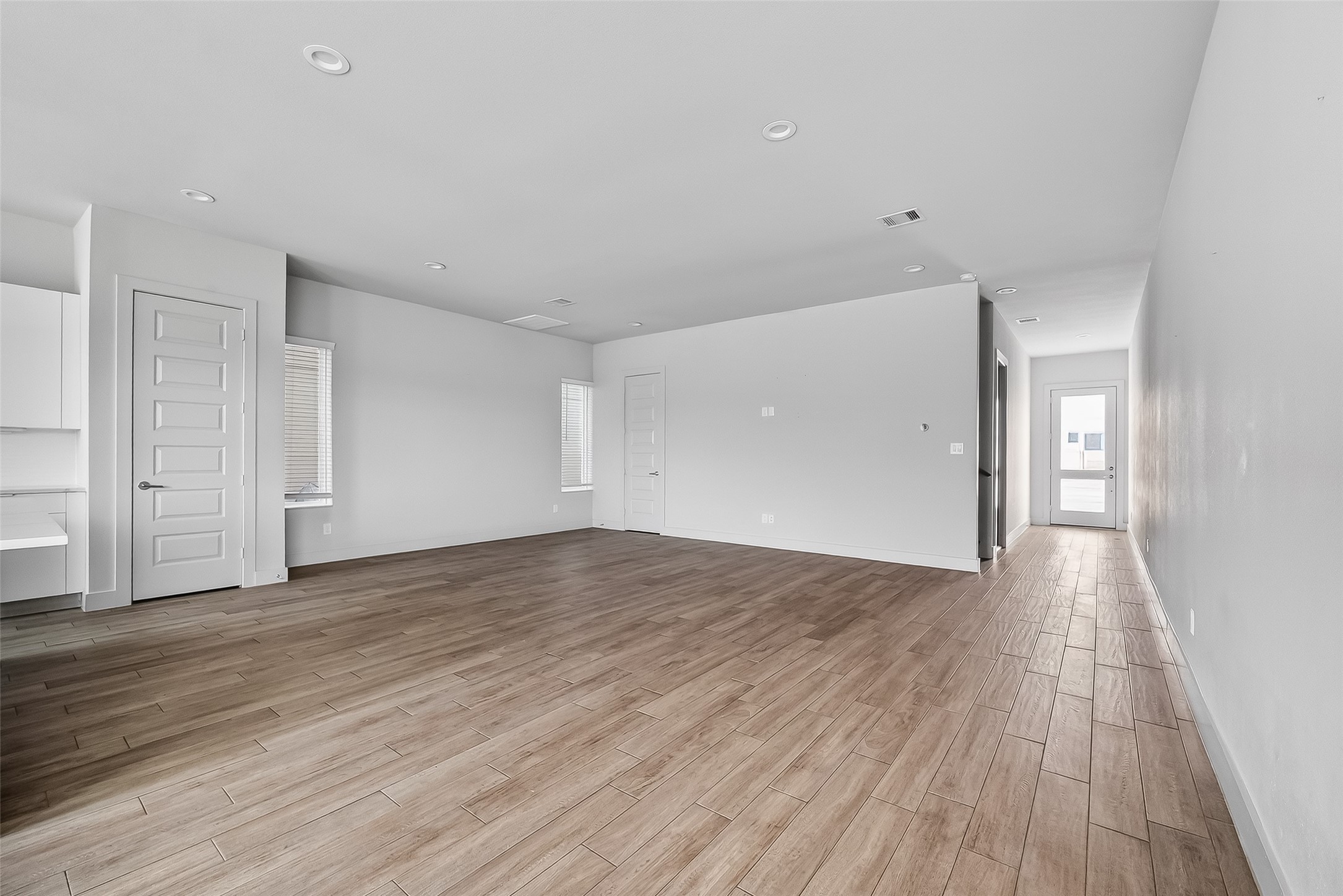 5703 Pampero Lane Houston, TX 77092 - Photo 5 of 41 wooden floor in an empty room