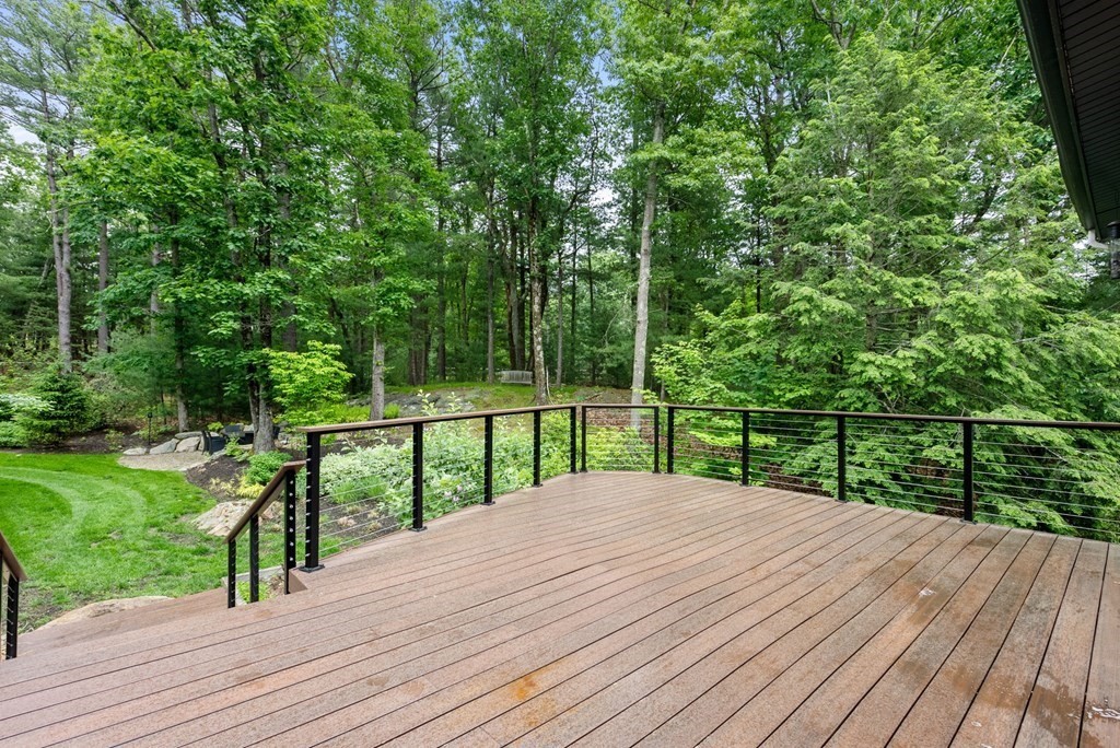7 Spruce Hill Road Weston, MA 02493 - Photo 39 of 40 a view of balcony with deck and yard