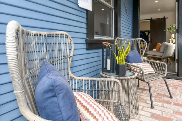 a view of balcony and deck