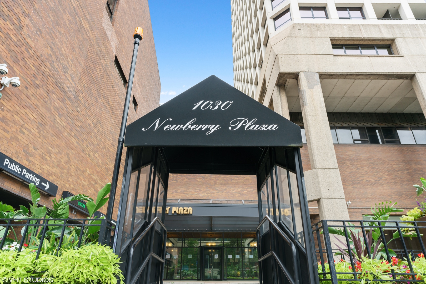 a sign on the wall of building