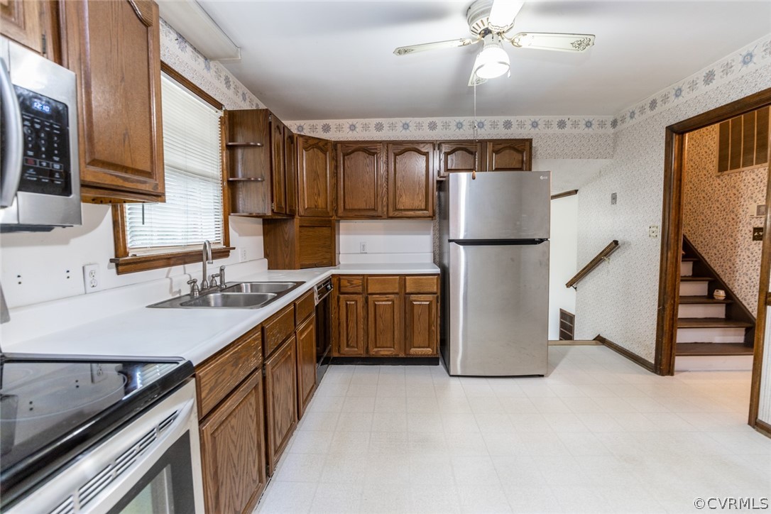4636 Treely Road Chester, VA 23831 - Photo 20 of 48 a kitchen with a sink appliances and cabinets