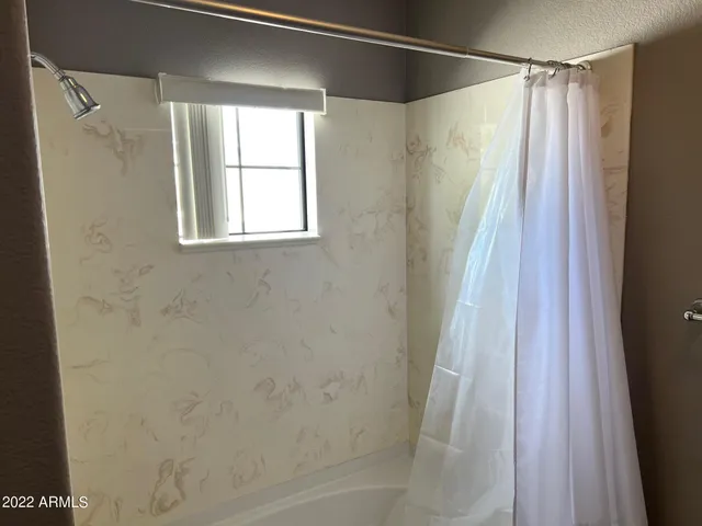 closeup view of a bathtub in bathroom