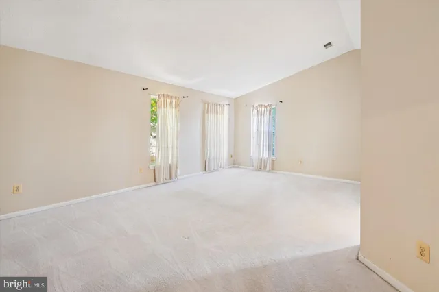 a view of empty room