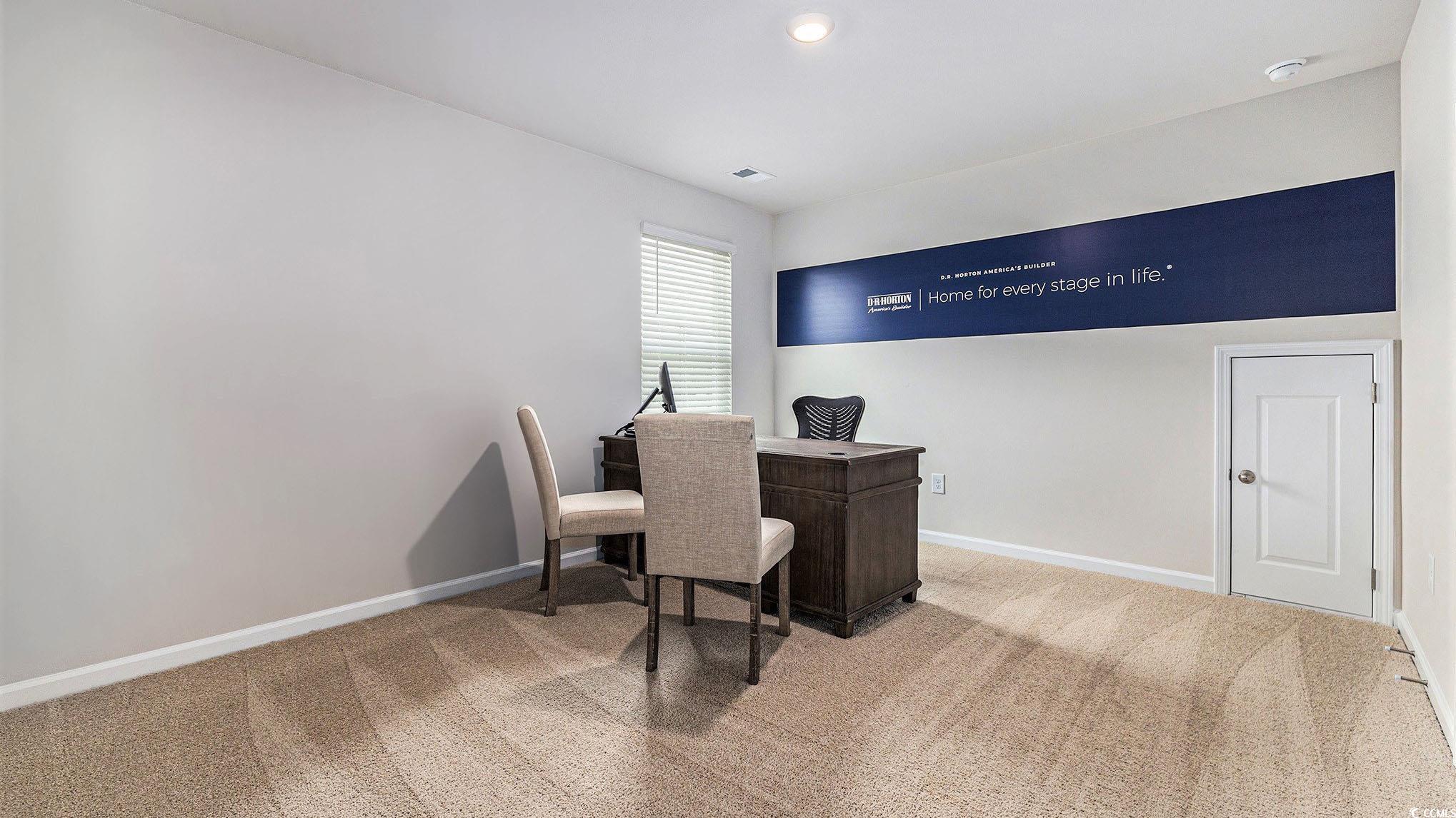 3579 Ashridge Way Conway, SC 29526 - Photo 22 of 27 Office featuring light carpet and baseboards
