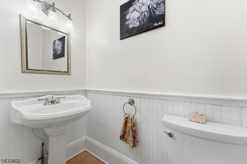 61 New Street Hampton, NJ 08827 - Photo 27 of 45 a bathroom with a sink and a mirror