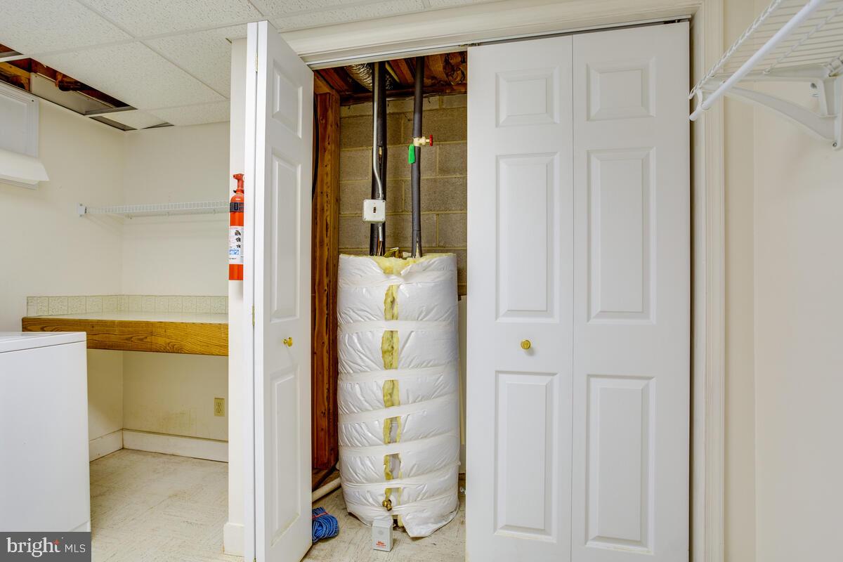 3447 Fringer Road Taneytown, MD 21787 - Photo 53 of 69 Laundry Room closet, water heater