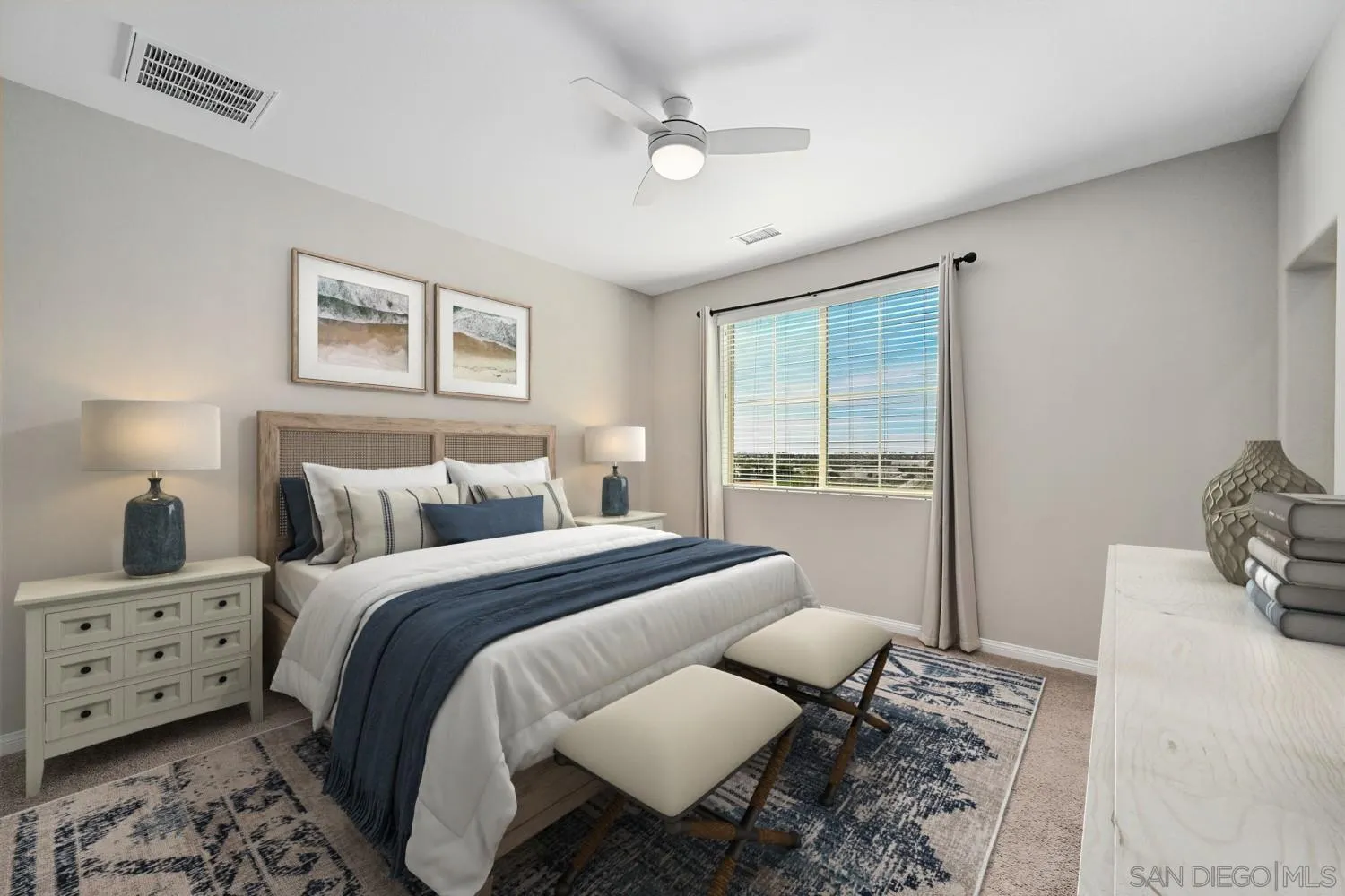 1515 Fig Tree Way Oceanside, CA 92056 - Photo 14 of 27 a bedroom with a bed and a window