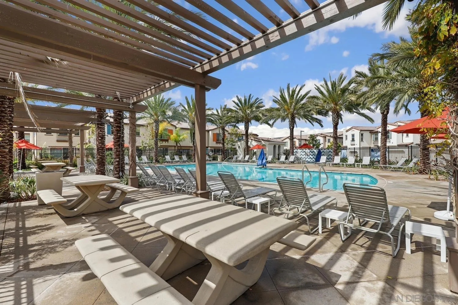 1515 Fig Tree Way Oceanside, CA 92056 - Photo 25 of 27 a view of a patio with swimming pool