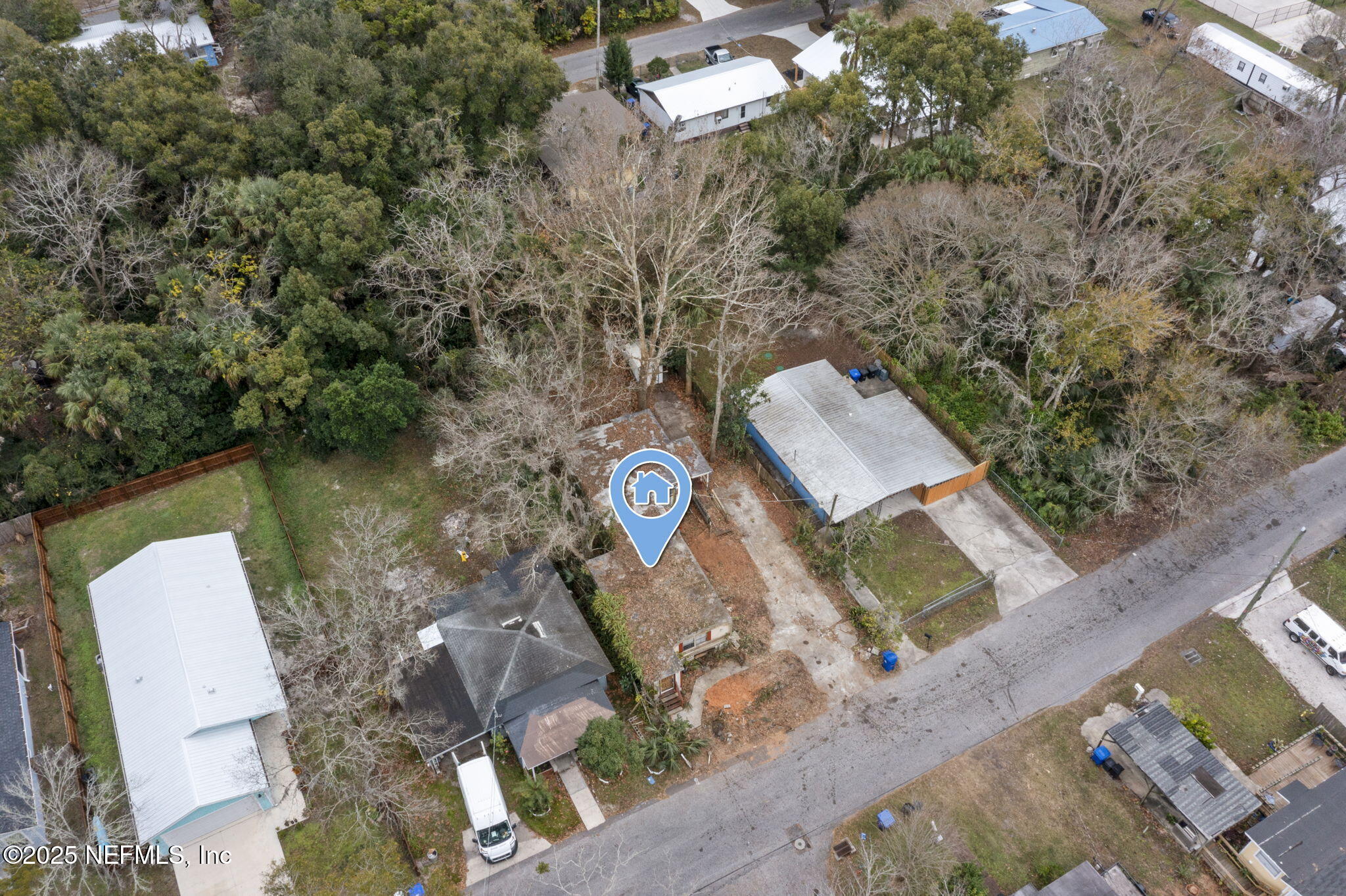 198 Aiken Street St. Augustine, FL 32084 - Photo 4 of 10 an aerial view of a house with a yard and lake view