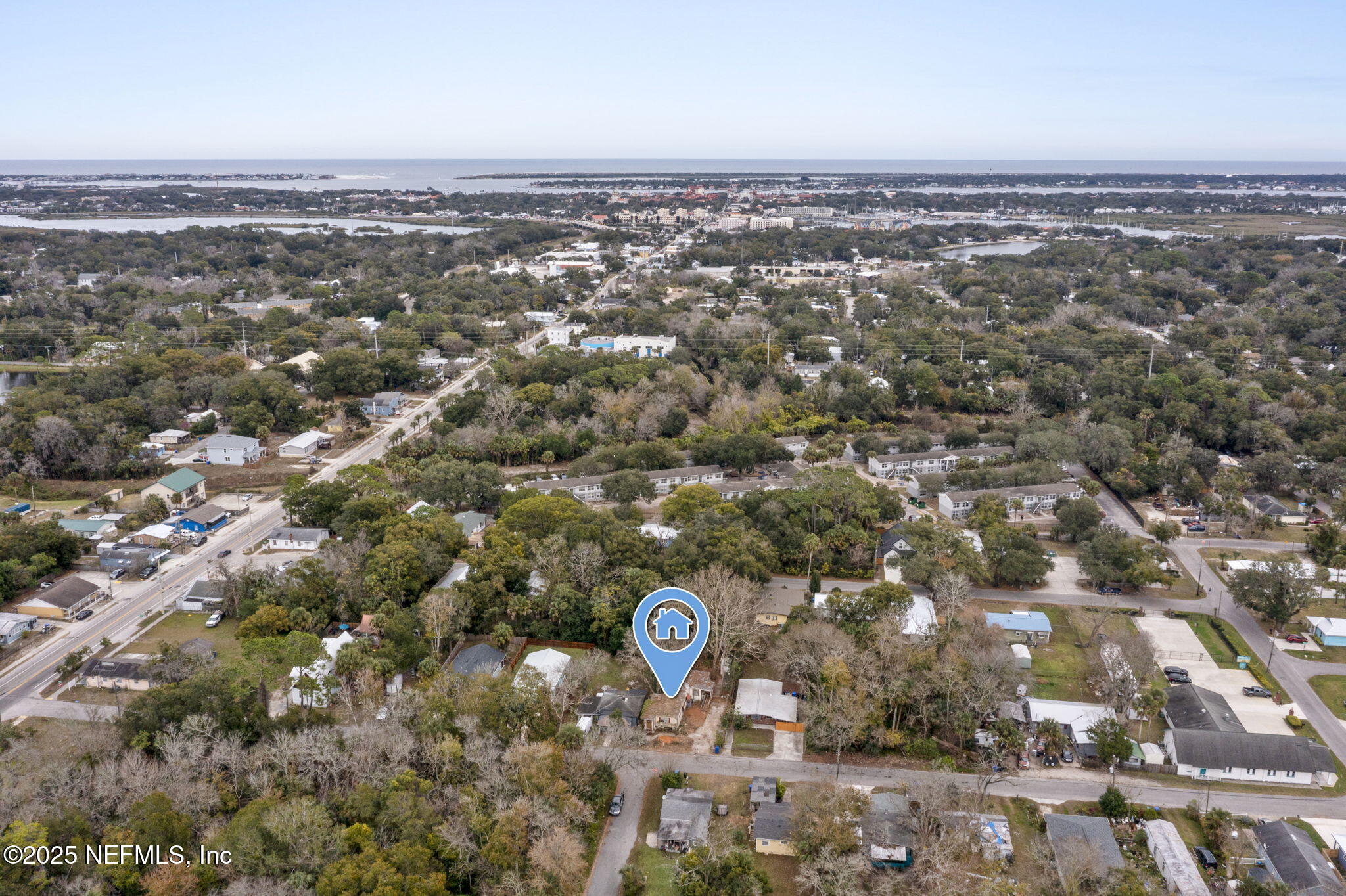 198 Aiken Street St. Augustine, FL 32084 - Photo 7 of 10 an aerial view of a city