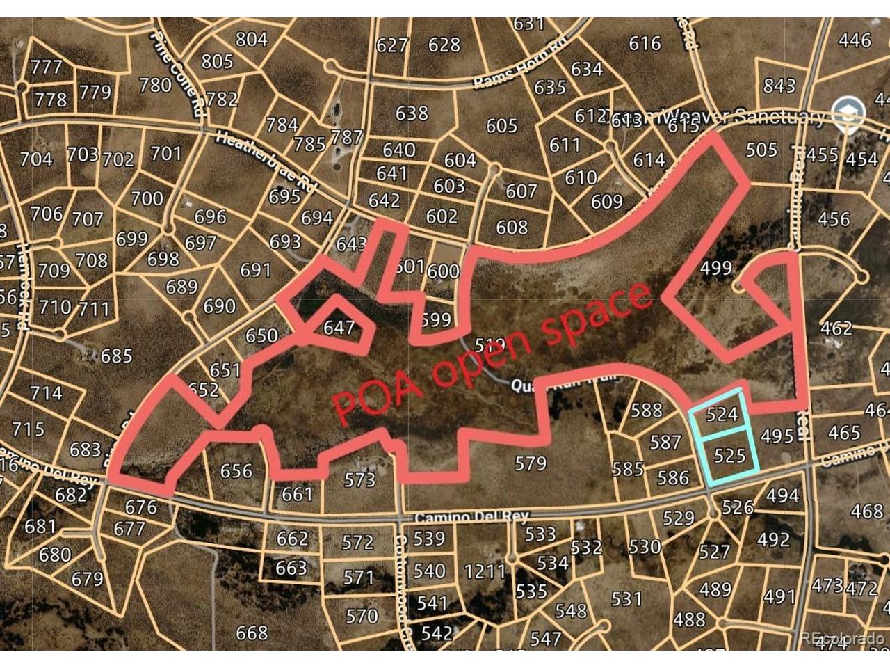 145-acre protected POA land (boundaries not guaranteed)