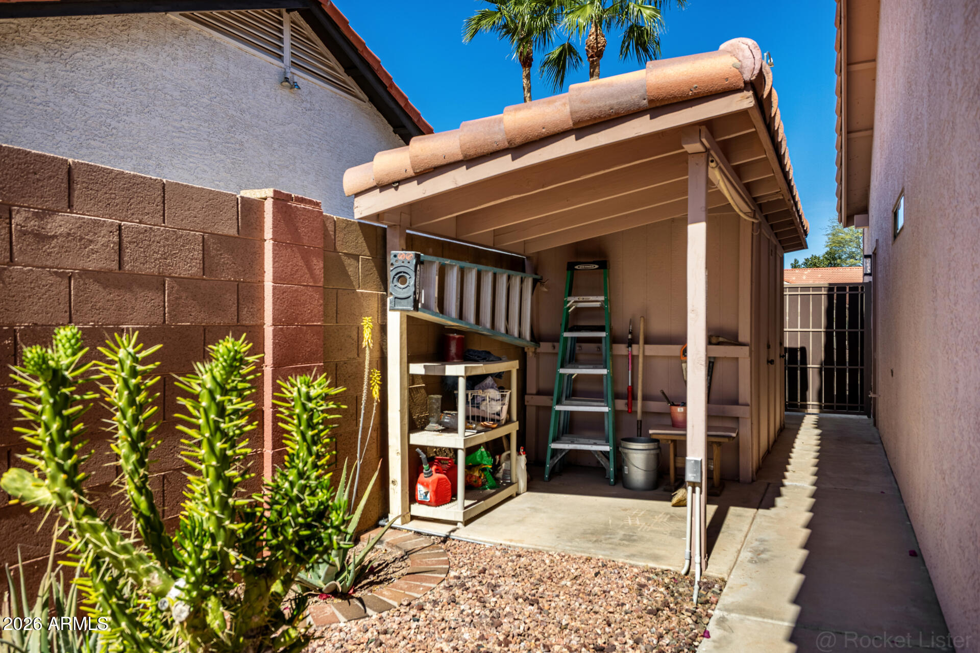 537 East Hackamore Street Mesa, AZ 85203 - Photo 35 of 38 storage shed on slab