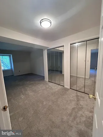 an empty room with an entryway