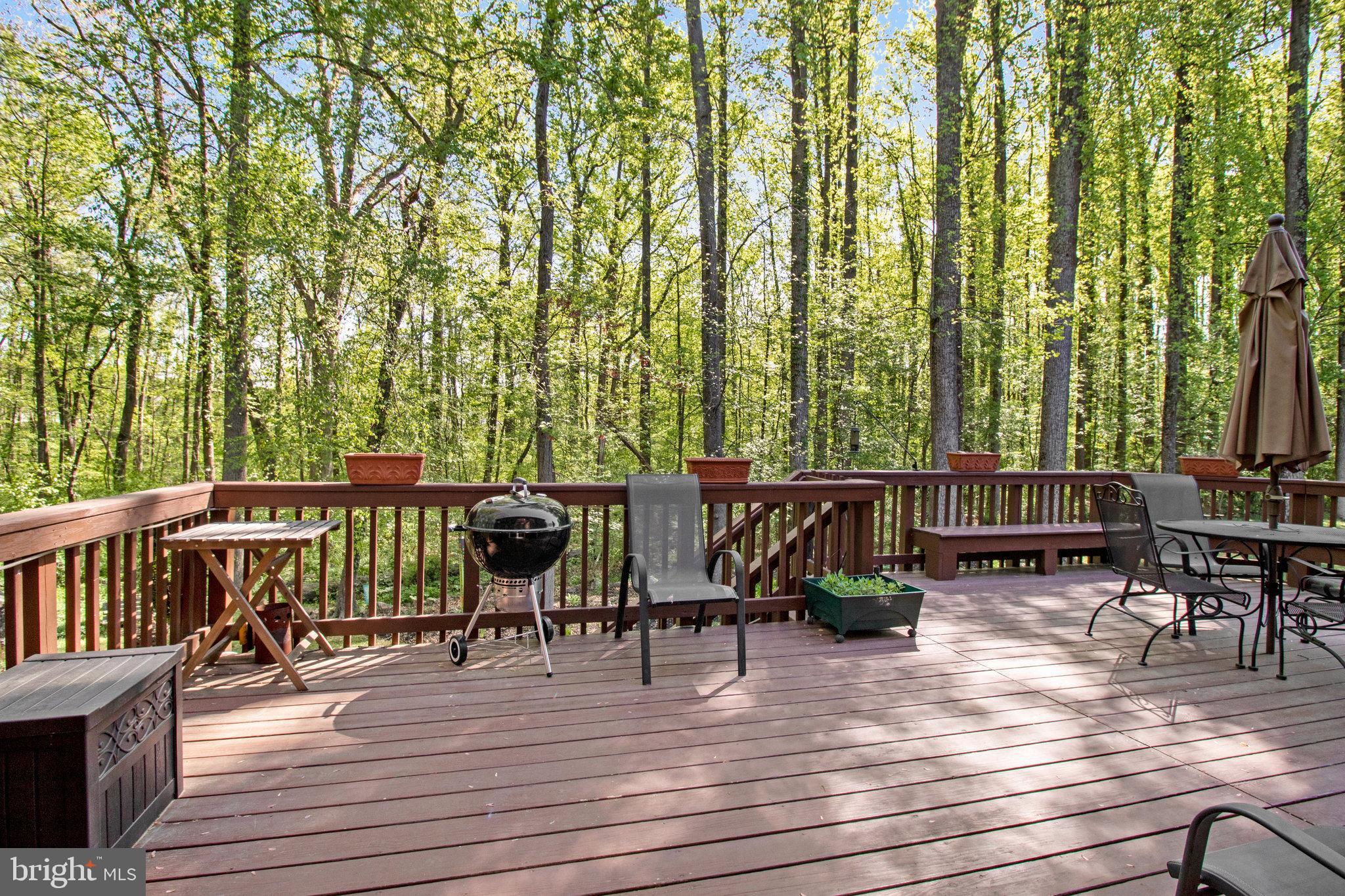 6685 Old Blacksmith Drive Burke, VA 22015 - Photo 44 of 49 Huge deck ready for gatherings!