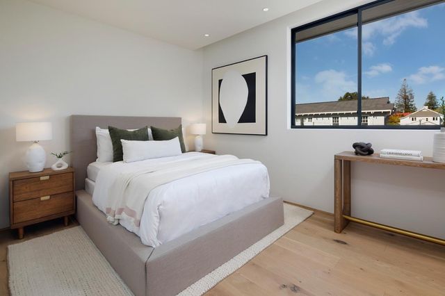 a white bath tub sitting in a bathroom