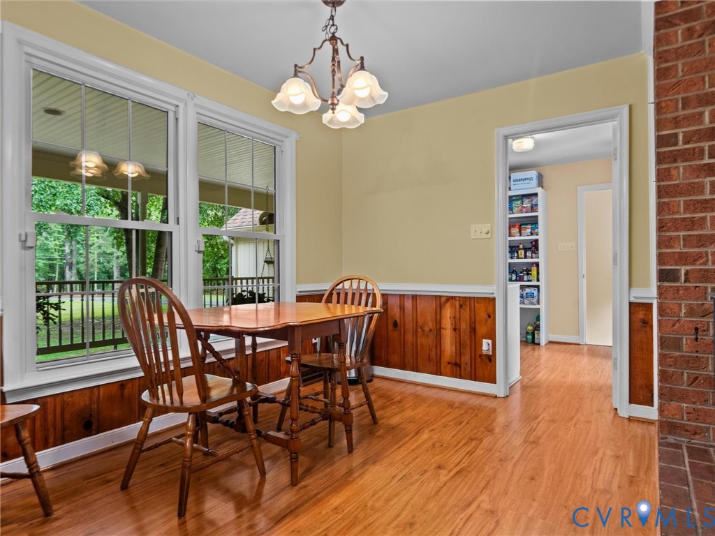 3420 State Rte 656 Powhatan, VA 23139 - Photo 14 of 37 a view of a dining room with furniture window and wooden floor